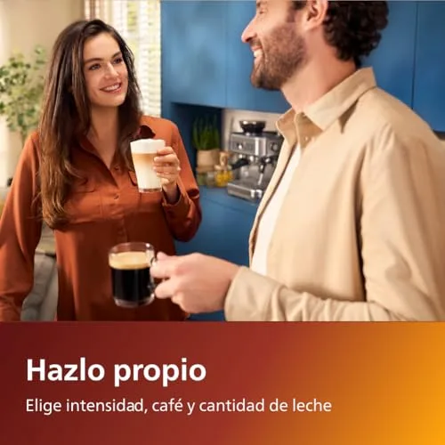 PHILIPS ▫️ 5400 Máquina de café superautomática LatteGo, 12 bebidas, Preto 2