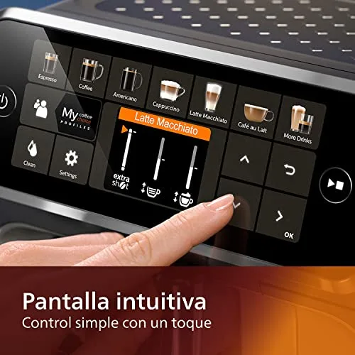 PHILIPS ▫️ 5400 Máquina de café superautomática LatteGo, 12 bebidas, Preto 4