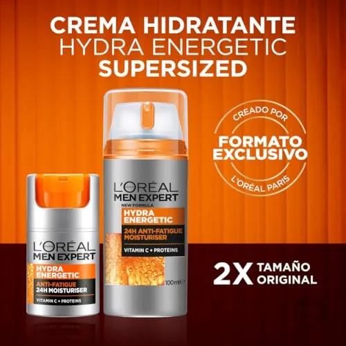 L'Oreal Paris Men Expert ▫️ L'Oréal Paris Men Expert Hydra Energetic Creme Hidratante Antifatiga, 100 ml 3
