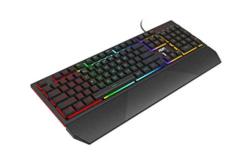 AOC ▫️ Teclado para jogos GK200 - Teclado para PC com disposição de teclas em espanhol, 25 teclas anti-ghosting, 25-N-key rollover e cabo de 1,8 m 2