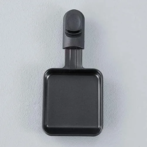 Severin ▫️ Raclette com pedra natural e placa de grelhar, grelhador com grelha antiaderente e 8 frigideiras, grelhador elétrico para 8 pessoas, máx. 1400 W, preto, RG 2371 6