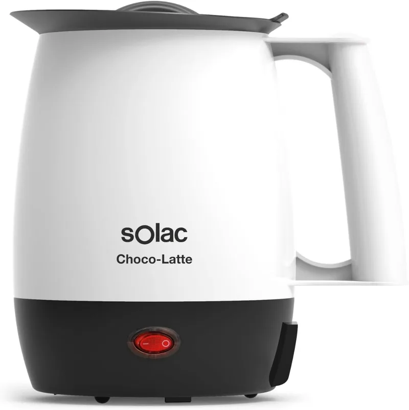 Solac ▫️ MH9100 Choco-Latte Aquecedor de leite, 250 W, Plástico, Branco