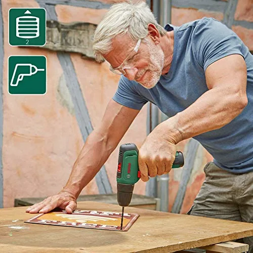 Bosch ▫️ Berbequim/aparafusadora a bateria EasyDrill 1200 (bateria de 2,0 Ah, sistema de 12 V, conjunto de brocas e pontas de aparafusar, em bolsa de tecido) - Edição Amazon 5