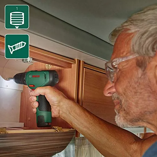 Bosch ▫️ Berbequim/aparafusadora a bateria EasyDrill 1200 (bateria de 2,0 Ah, sistema de 12 V, conjunto de brocas e pontas de aparafusar, em bolsa de tecido) - Edição Amazon 6