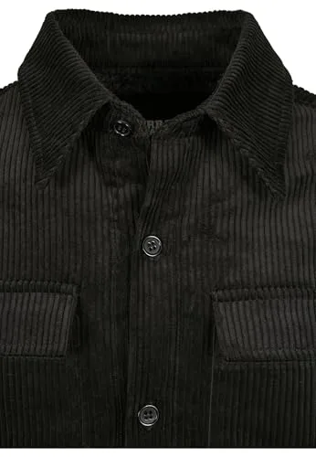Urban Classics ▫️ Jaqueta de ganga de veludo cotelê para homem, com motivos de videojogos 4