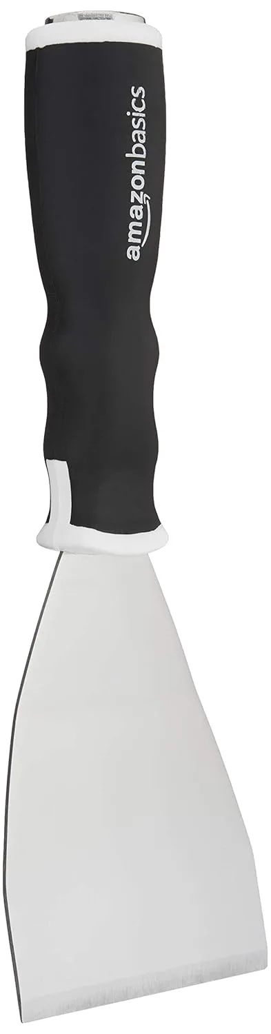 Amazon Basics ▫️ Raspador de perfil curvado de pega macia, resistente, com tomada de extensão e extremidade de martelo 76,2 mm