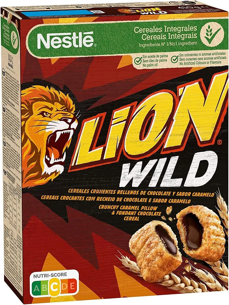 Nestlé Lion ▫️ Wild Cereals - 360 g (Embalagem de 8)