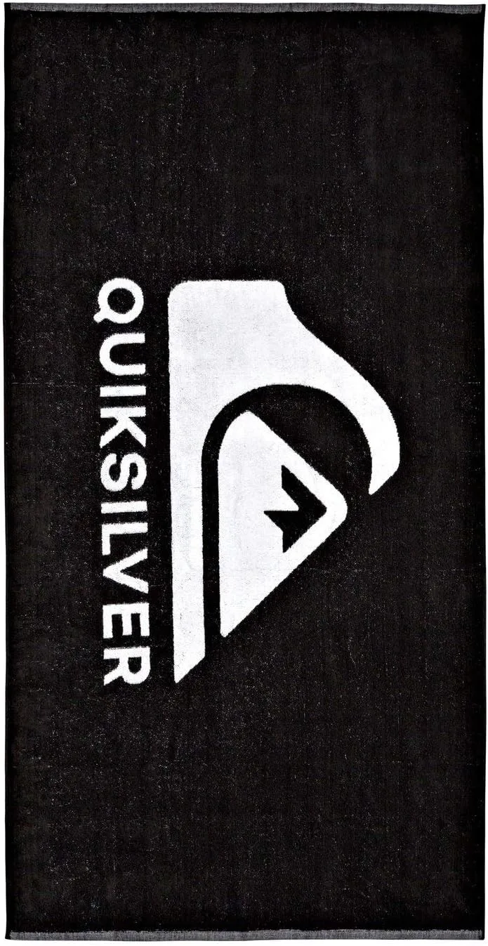 Quiksilver ▫️ Salty Trims - Toalha de praia - Homem - Preto.