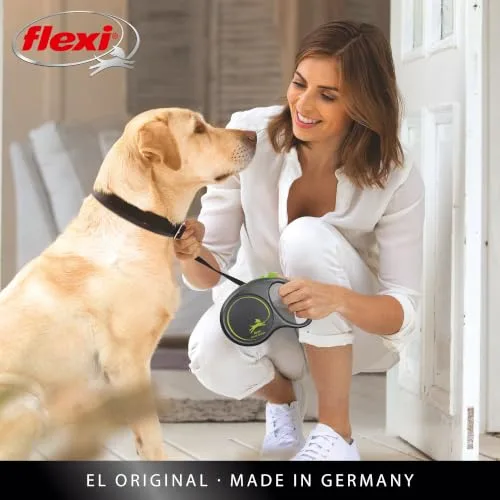 FLEXI ▫️ ® Black Design XS | 3 m de trela retrátil com cordão | máx. 8 kg 6