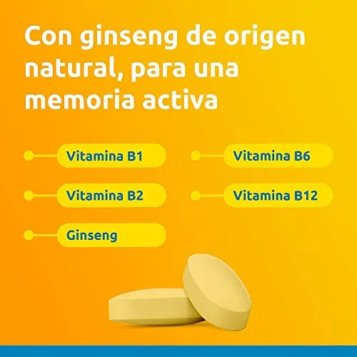 Supradyn ▫️ Memory 50+, 30 comprimidos, com ginseng, sem glúten, sem lactose 6