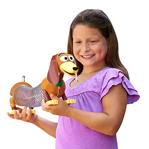 Just Play ▫️ Cão de brincar elástico «Slinky Dog Pull Toy» da série «Toy Story» da Disney•Pixar, brinquedo elástico para puxar destinado a meninos e meninas, brinquedos para crianças a partir dos 18 meses 2