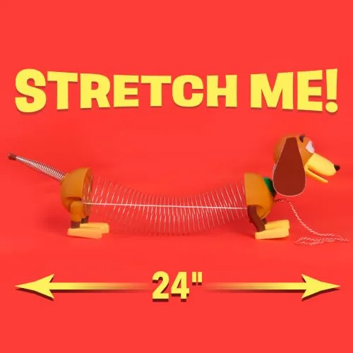 Just Play ▫️ Cão de brincar elástico «Slinky Dog Pull Toy» da série «Toy Story» da Disney•Pixar, brinquedo elástico para puxar destinado a meninos e meninas, brinquedos para crianças a partir dos 18 meses 4