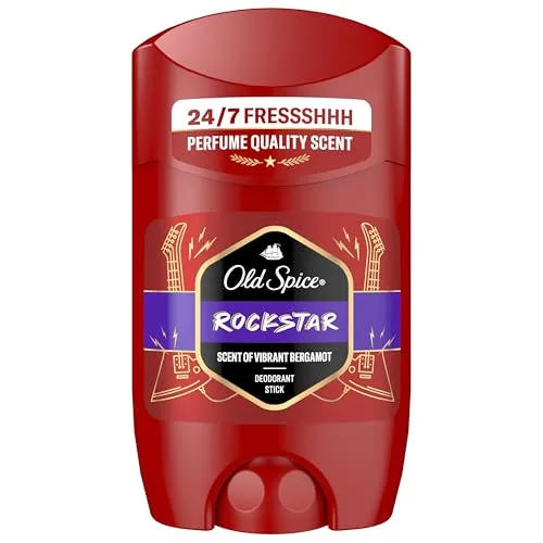 Olay ▫️ Old Spice Rockstar Desodorizante em barra para homem sem alumínio, 4x50 ml 2