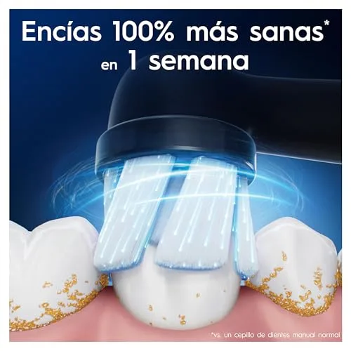 Oral-B ▫️ iO Gentle Care Cabeças de substituição originais, pretas, embalagem de 6 5