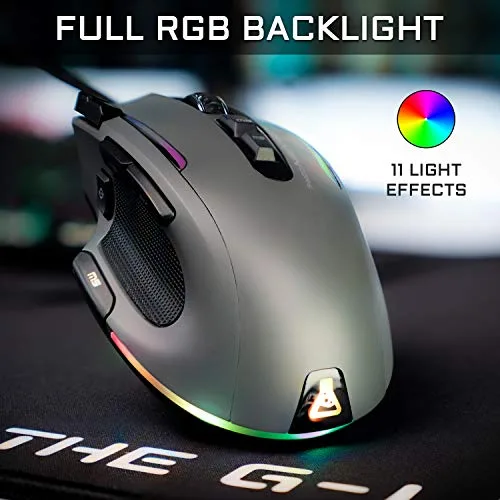 The G-Lab ▫️ Kult Nitrogen Core - Rato para jogos com fio, 12 800 dpi e RGB 3
