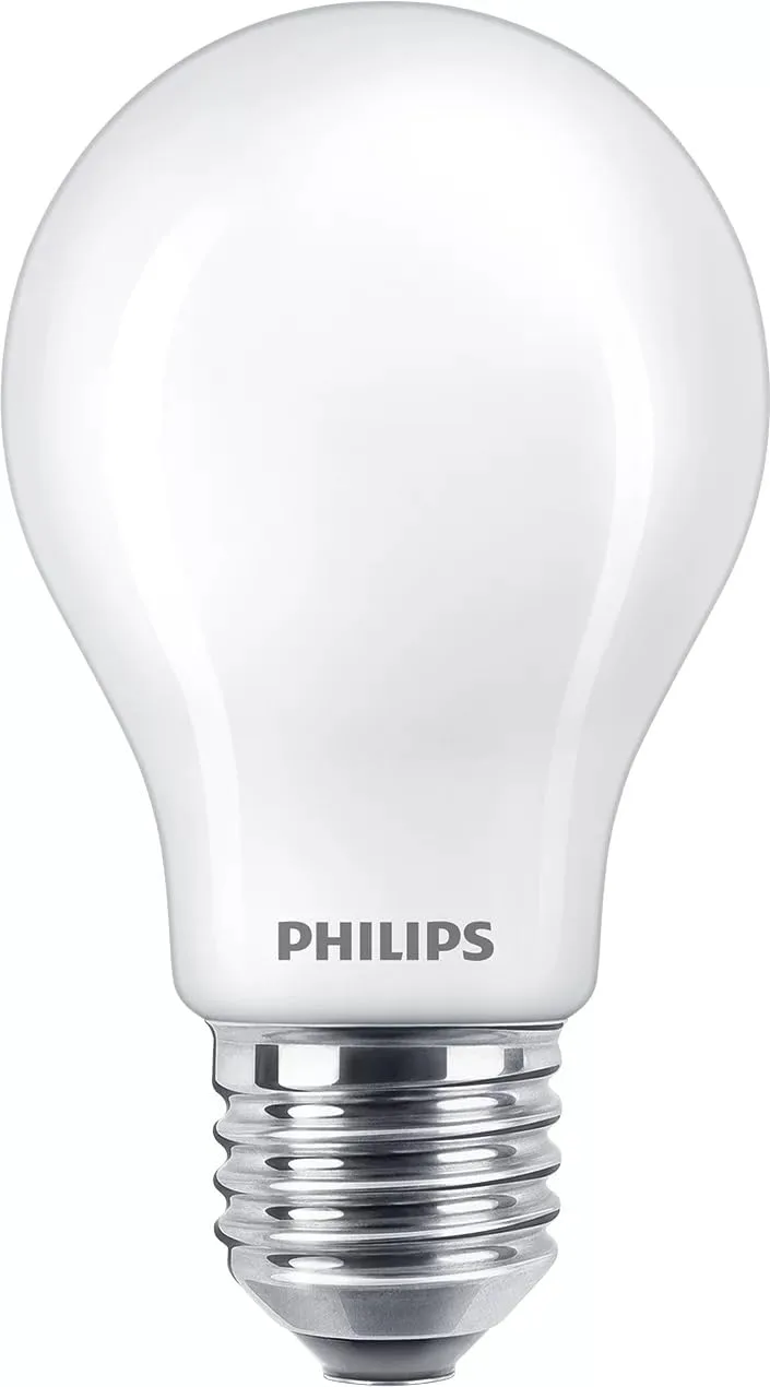 Philips ▫️ Lâmpada LED de cristal, 60W, E27, padrão, mate, luz branca quente, não regulável