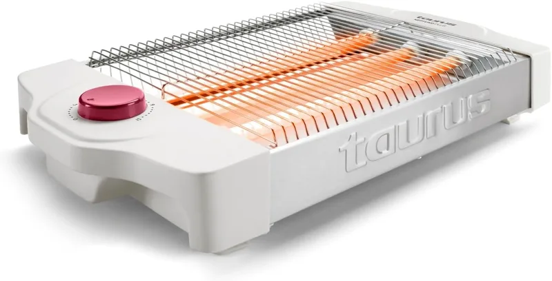 Taurus ▫️ Torradeira Horizontal Neptuno Plus 900W | Superfície de tostagem 24X20cm | 12 níveis de tostagem | 3 resistências de tostagem uniforme | Indicador acústico | Tabuleiro para migalhas | Coletor de cabos