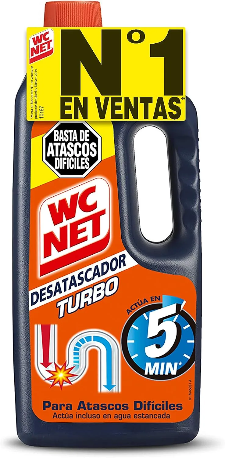 WC Net ▫️ Desentupidor Turbo, 1 L
