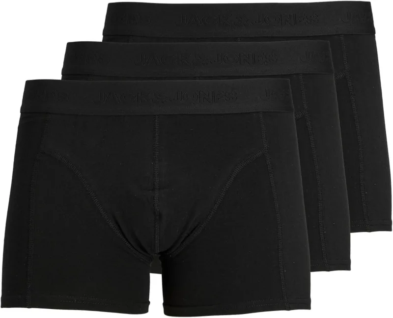JACK & JONES ▫️ Jacnew WB Trunks 3 Pack Bxer Homem (Conjunto de 3)