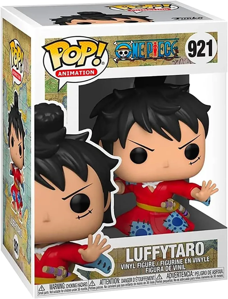 Funko ▫️ Pop! Animation: One Piece - Monkey D. Luffy In Kimono - Figura de Vinil Colecionável - Ideia para Prenda - Mercadoria Oficial - Brinquedos para Crianças e Adultos - Fãs de Anime