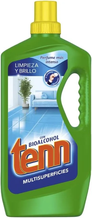 Tenn ▫️ Multiusos Profissional - Produto de limpeza líquido com bio-álcool para todas as superfícies - Limpeza profunda e brilho duradouro - Com bio-álcool - 1,3 litros