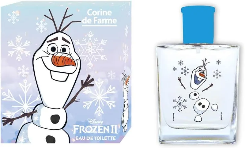 Corine de Farme ▫️ Olaf Frozen Fresh Eau de Toilette - Colónia Disney para crianças a partir dos 3 anos - Fórmula de beleza limpa, fabricada em França - Prenda para meninas e meninos - 50 ml