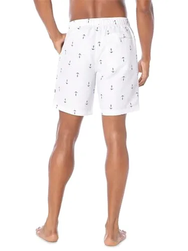 Nautica ▫️ Calções de banho Quick Dry com padrão clássico de âncoras por toda a peça - Calções de banho para homem 3
