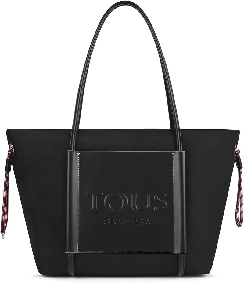 TOUS ▫️ Cesto preto grande, Para senhora, Coleção Empire Soft