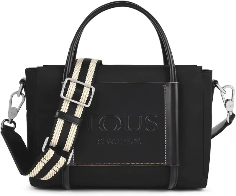 TOUS ▫️ City medium black, Para Mulher, Coleção Empire Soft
