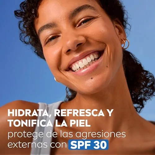 NIVEA ▫️ Creme de Dia Refrescante - Creme Facial Hidratante - Refresca e hidrata a pele - Previne as manchas - Proteção solar FPS 30 - Com vitamina E - Uso diário - Pele normal e mista - 50 ml 4