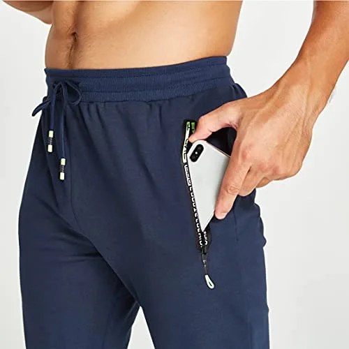 ZOXOZ ▫️ Calças Casuais para Homem Calças de Fato de Treino em Algodão com Cintura Elástica 3