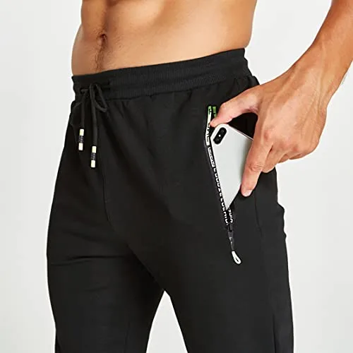 ZOXOZ ▫️ Calças Casuais para Homem Calças de Fato de Treino em Algodão com Cintura Elástica 3