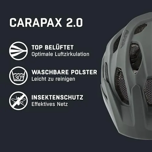 ALPINA ▫️ Carapax 2.0 Capacete de Bicicleta, Unissexo - Adultos 5