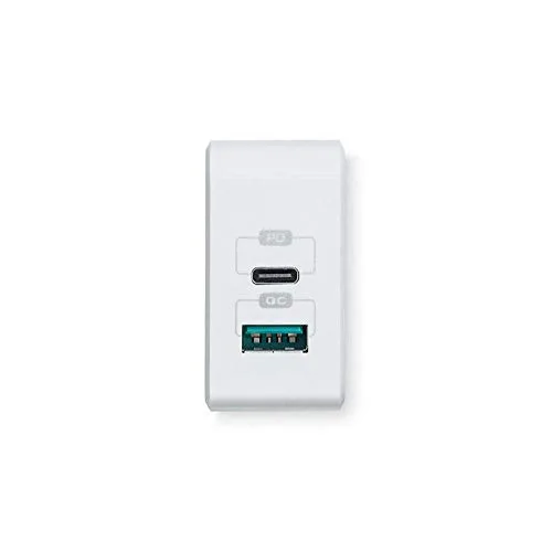 aiino italian ideas ▫️ Aiino Fonte de Alimentação USB-C de 27 W para iPhone 12, Pro, Mini, 11, X, SE e iPad - Portas USB de Carregamento Rápido 3.0 e Tipo C PD - Branco 2