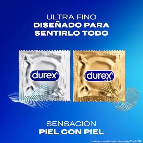 Durex ▫️ Embalagem Sensitiva Invisível, Preservativos Invisível Extra Sensitiva, Real Feel, 27 preservativos 5