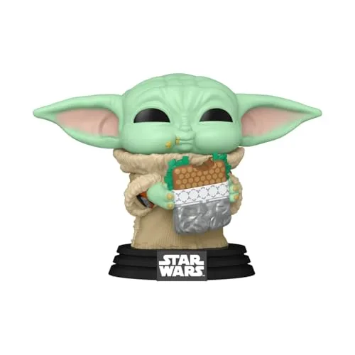 Funko ▫️ Pop! Star Wars: The Mandalorian e Grogu - Grogu - Figura de vinil colecionável - Ideia para presente - Produto oficial - Brinquedos para crianças e adultos - Figura para colecionadores 2