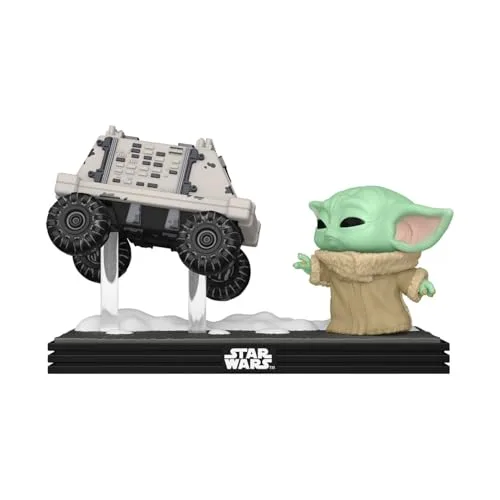 Funko ▫️ Pop! Moments: O Mandaloriano e Grogu - Grogu com o Droid Rato Polar 2
