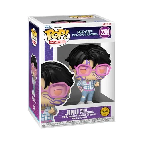 Funko ▫️ Pop! Netflix KPOP Demon Hunters - Jinu - 1 em 6 de probabilidade de obter a versão rara Chase 5