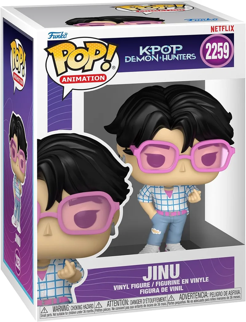 Funko ▫️ Pop! Netflix KPOP Demon Hunters - Jinu - 1 em 6 de probabilidade de obter a versão rara Chase