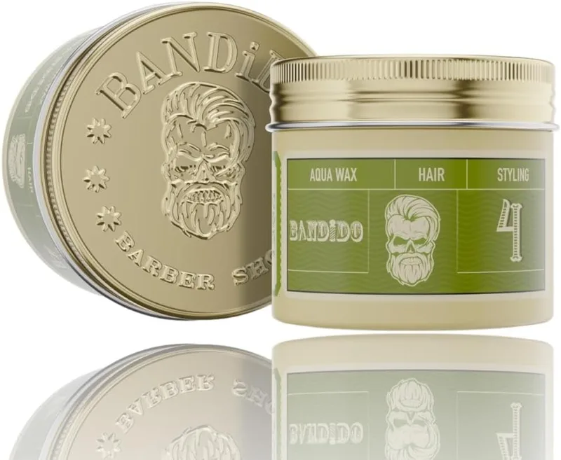 Bandido ▫️ Aqua Wax Nr.4 - Cera para cabelo, verde 125ml Cera para cabelo mate