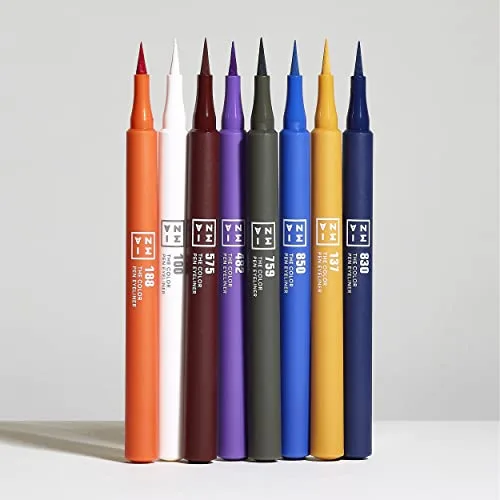 3ina ▫️ The Color Pen Eyeliner 850 - Delineador azul - Líquido mate 6