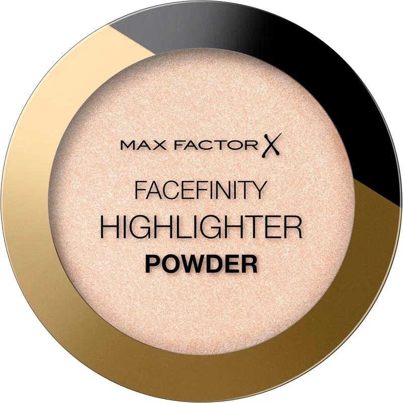 Max Factor ▫️ Max Fator Facefinity - Pó Iluminador (tonalidade 01) 8 G, Iluminador, raio de luz nude