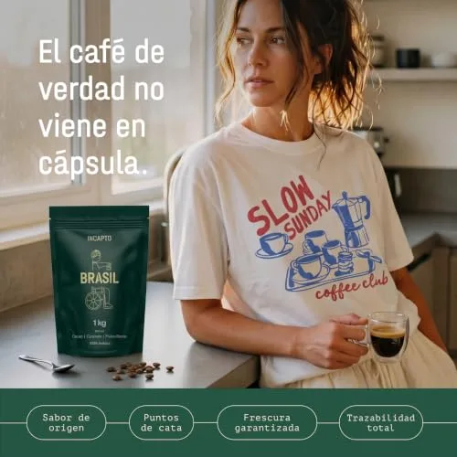 Incapto ▫️ Café em Grão de Especialidade 1 kg | Origem: Brasil | 100% Arábica | Café de Especialidade 84 pontos SCA | Torra Natural e Artesanal | Finca Minas Gerais, Fazendas 2