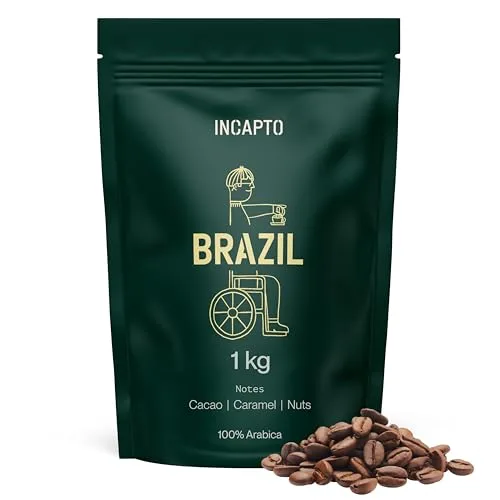 Incapto ▫️ Café em Grão de Especialidade 1 kg | Origem: Brasil | 100% Arábica | Café de Especialidade 84 pontos SCA | Torra Natural e Artesanal | Finca Minas Gerais, Fazendas 4