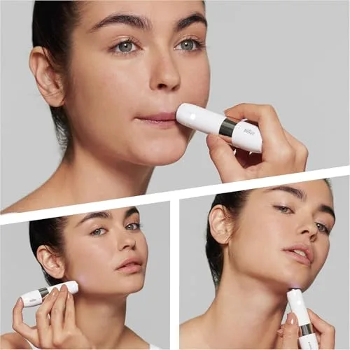 Braun ▫️ Mini depiladora facial para mulher FS1000, branca 2