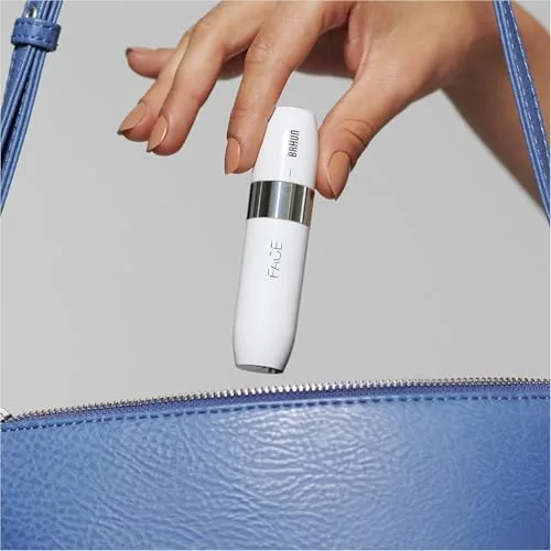 Braun ▫️ Mini depiladora facial para mulher FS1000, branca 3