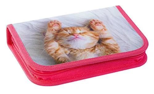 Eberhard Faber ▫️ 577557 - Porta-canetas em forma de gato, com 42 utensílios de escrita, estojo escolar 2