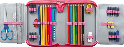 Eberhard Faber ▫️ 577557 - Porta-canetas em forma de gato, com 42 utensílios de escrita, estojo escolar 4