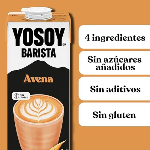 YOSOY ▫️ Bebida Vegetal de Aveia Barista – especial para café, embalagem de 6 x 1 L 5