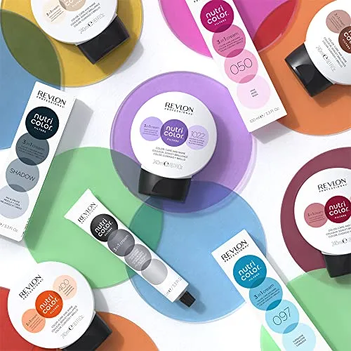 REVLON PROFESSIONAL ▫️ Nutri Color Filters, Máscara de coloração temporária para o cabelo, Brilho intenso 6